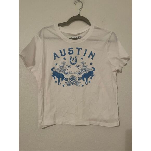Altar’d State “Austin” Graphic Tee NEW NWT - Picture 3 of 7